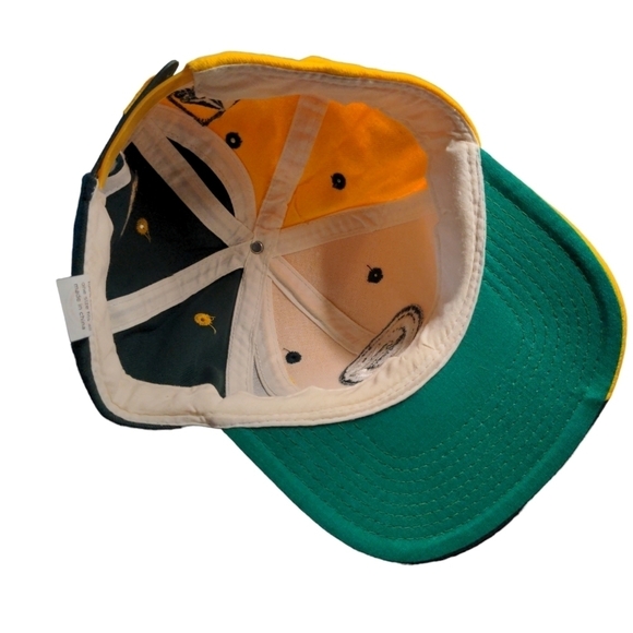 World Champions VINTAGE Green Bay Packers Citgo Snapback Hat CHEESEHEADS - Picture 3 of 5